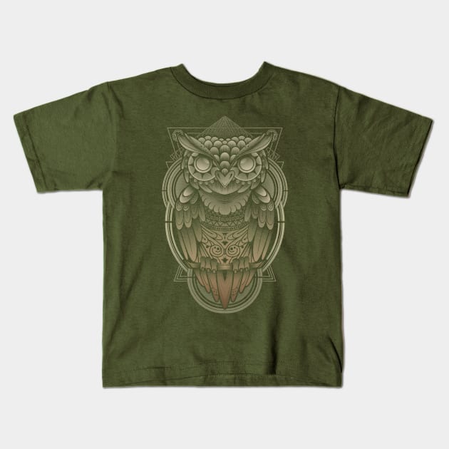 The Owl Kids T-Shirt by bobyberto